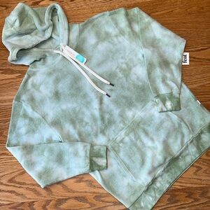 Ladies feat Fleece Hooded Sweatshirt
